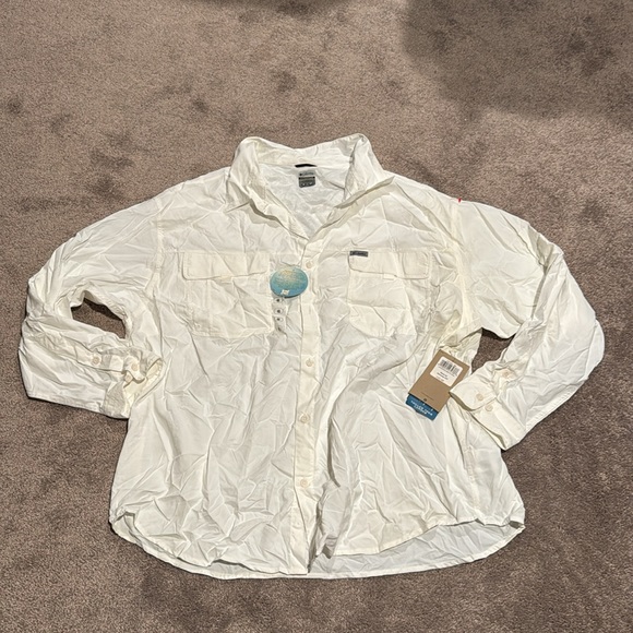 Columbia Titanium Omni Dry Silver Ridge Top SIZE 4X - Picture 1 of 6